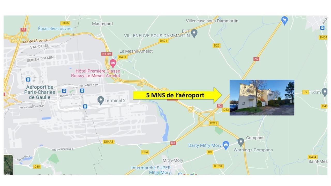 Le Stop N'Go Cdg - Airport - Asterix - Paris Thieux  Eksteriør bilde